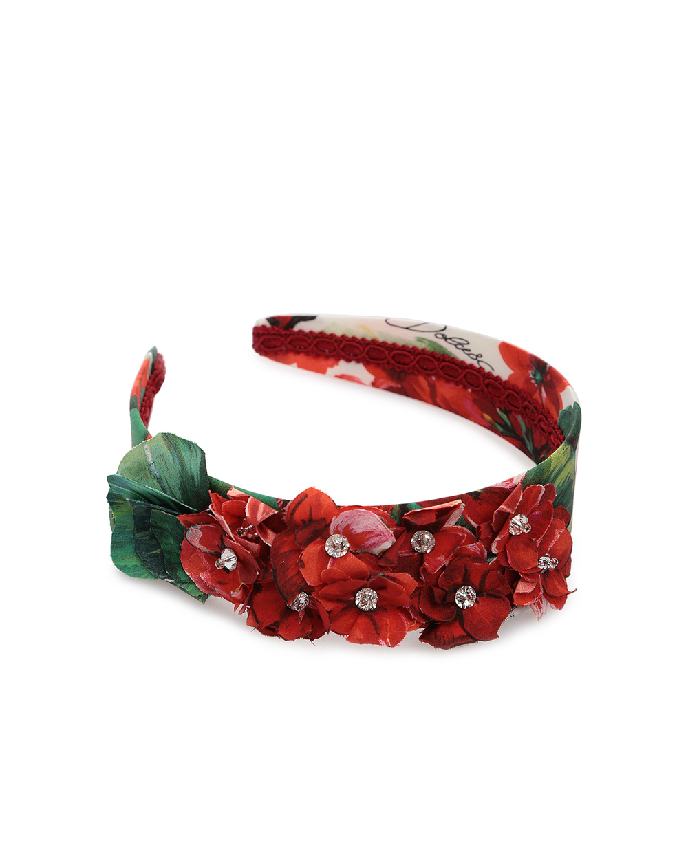 Обруч Dolce&Gabbana Kids LB3L36-G7RNF, красный цвет • Купить в интернет-магазине Kameron