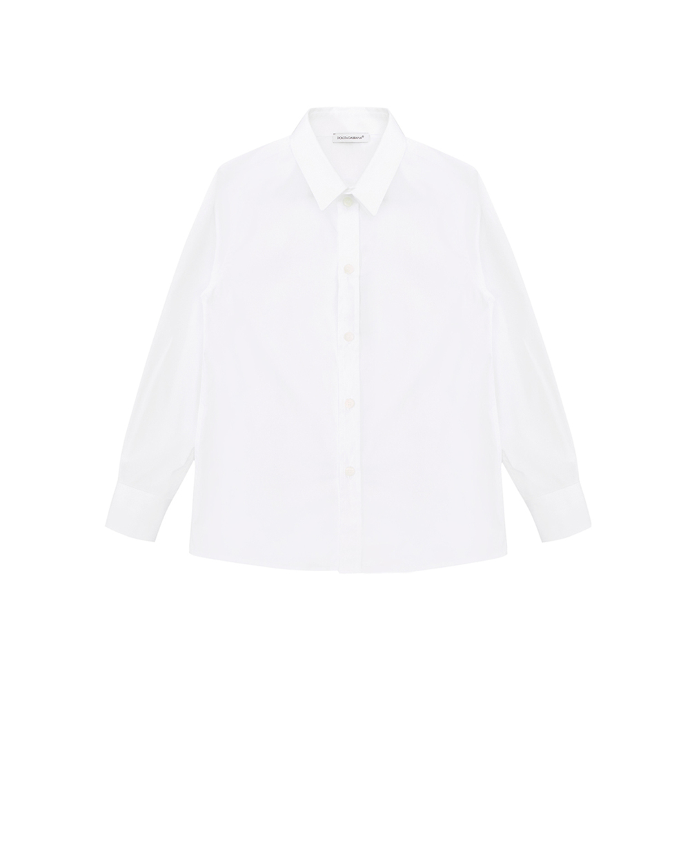 Дитяча сорочка Dolce&Gabbana Kids L42S55-FUEAJ-S, білий колір • Купити в інтернет-магазині Kameron