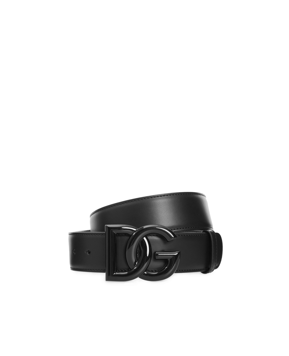 Кожаный ремень Dolce&Gabbana BE1446-AQ069, черный цвет • Купить в интернет-магазине Kameron