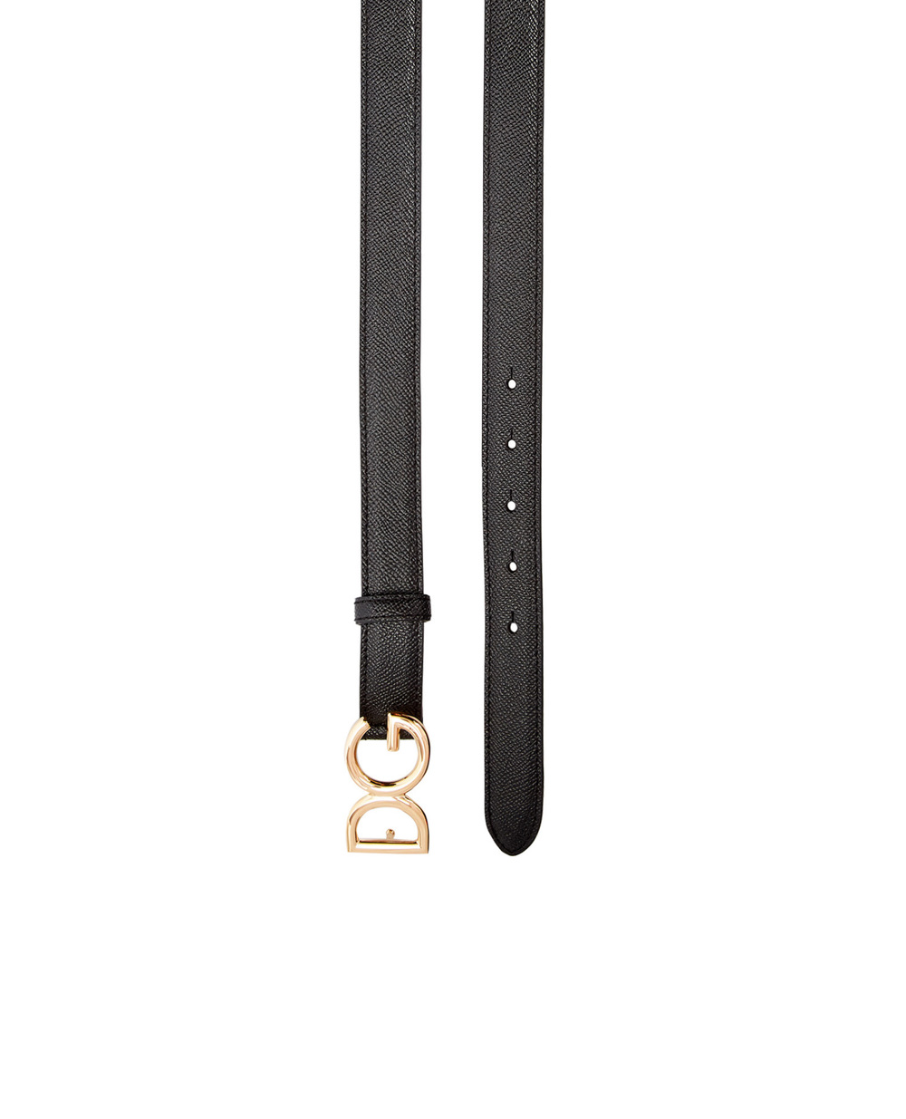 Кожаный ремень Dolce&Gabbana BE1325-A1001, черный цвет • Купить в интернет-магазине Kameron