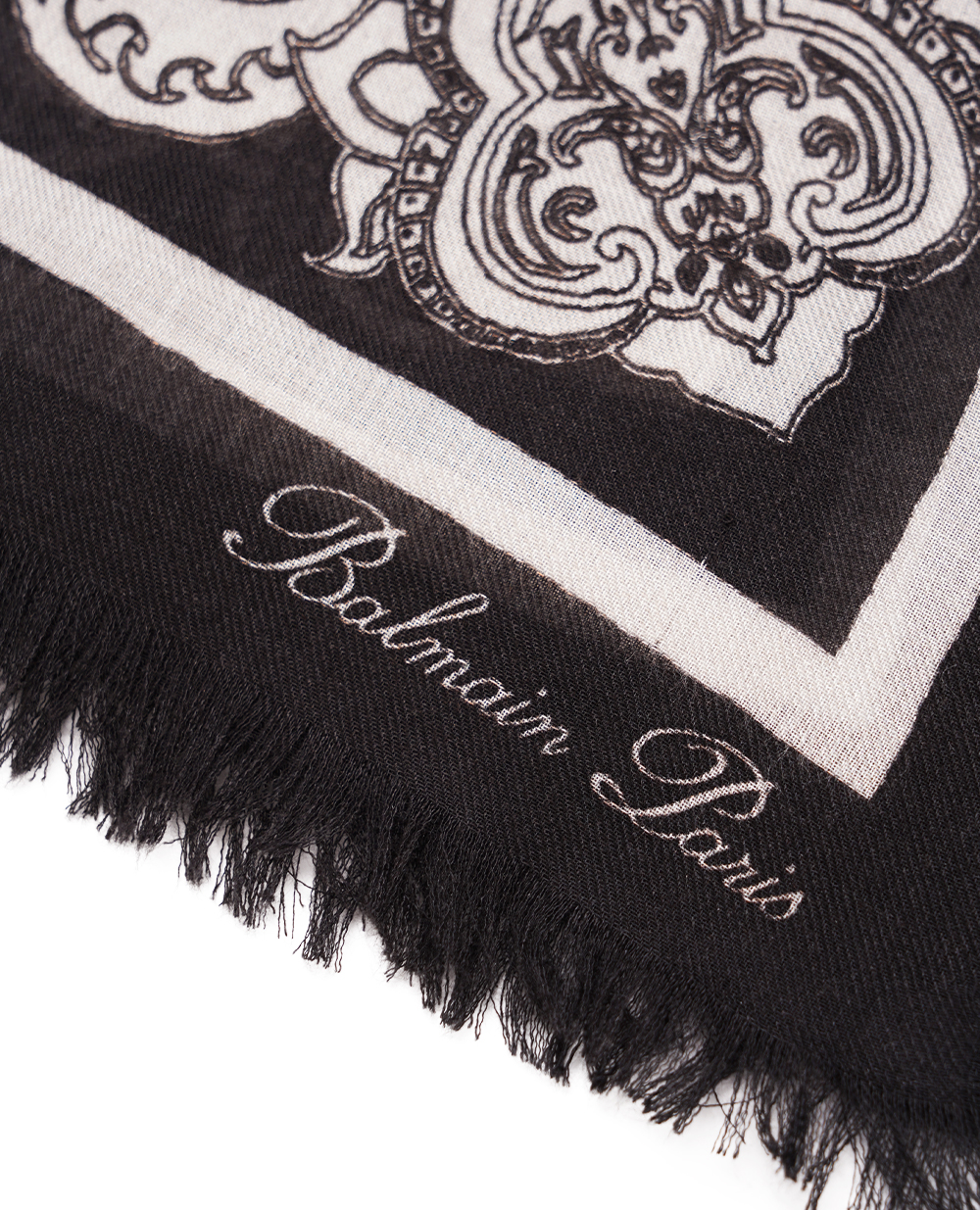 Платок Balmain CF1XF075VE39, черный цвет • Купить в интернет-магазине Kameron