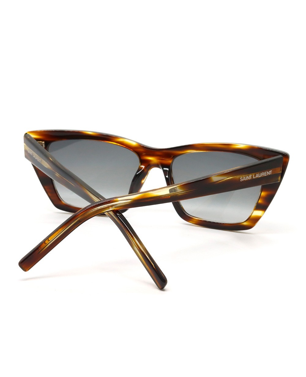 Сонцезахисні окуляри Saint Laurent SL 276 MICA-042, коричневий колір • Купити в інтернет-магазині Kameron