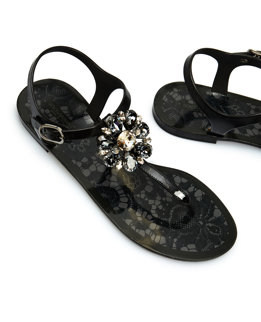 Сандалии Dolce&Gabbana CW0094-AU565, черный цвет • Купить в интернет-магазине Kameron