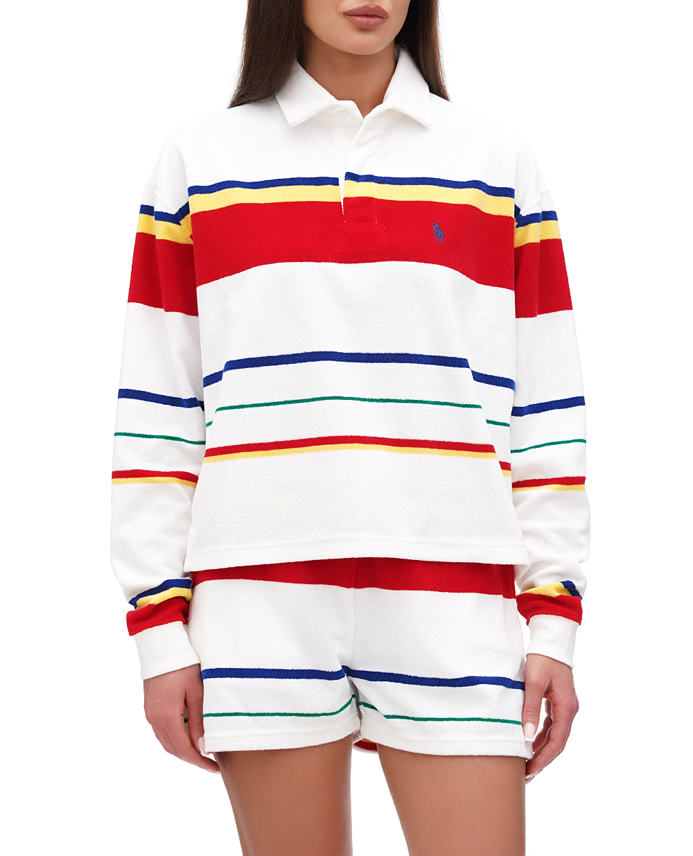 Поло Polo Ralph Lauren 211924261001, разноцветный цвет • Купить в интернет-магазине Kameron