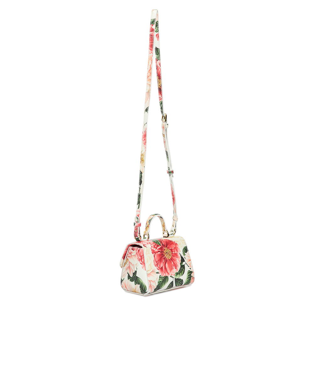 Кожаная сумка Dolce&Gabbana EB0103-AM459-, белый цвет • Купить в интернет-магазине Kameron