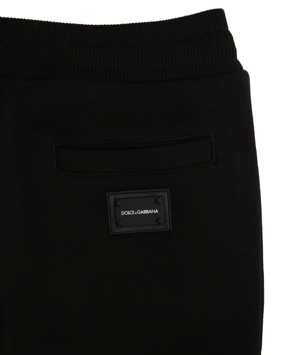 Спортивні брюки Dolce&Gabbana Kids L4JPT0-G7OLJ-B, чорний колір • Купити в інтернет-магазині Kameron