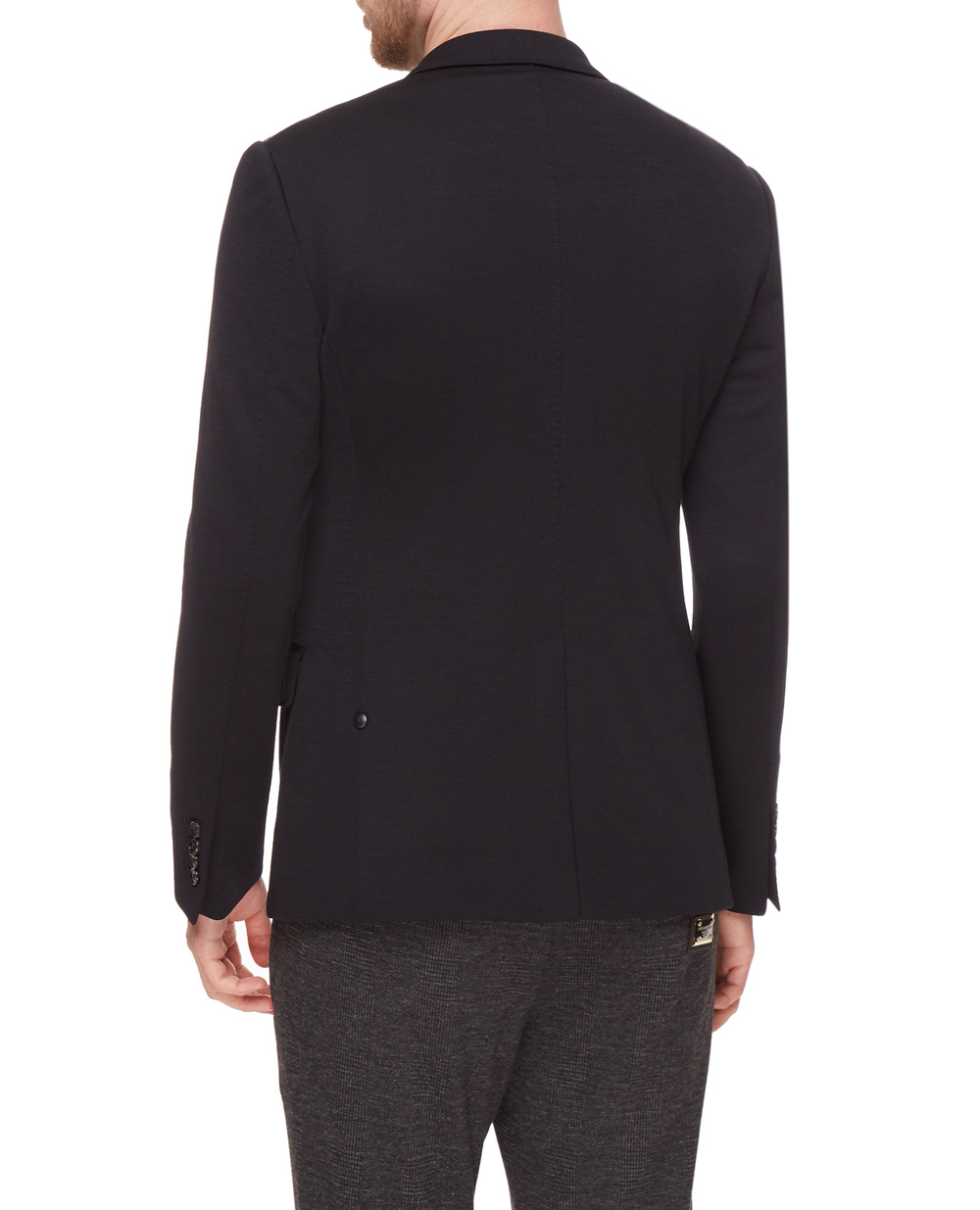 Шерстяной пиджак Dolce&Gabbana G2NF4Z-GEZ21, черный цвет • Купить в интернет-магазине Kameron