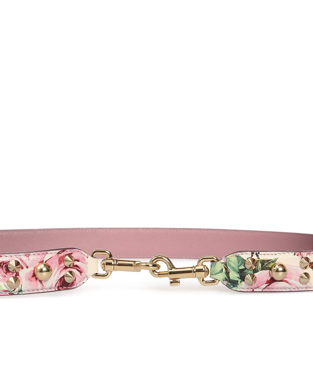 Шкіряна ручка для сумки Dolce&Gabbana BI0945-AH535, рожевий колір • Купити в інтернет-магазині Kameron