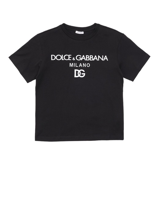 Dolce&Gabbana Детская хлопковая футболка - Артикул: L4JTEY-G7E5G-S