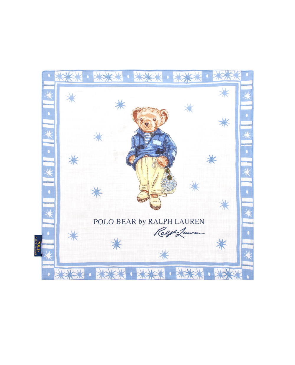 Платок Polo Ralph Lauren 455909255001, бежевый цвет • Купить в интернет-магазине Kameron