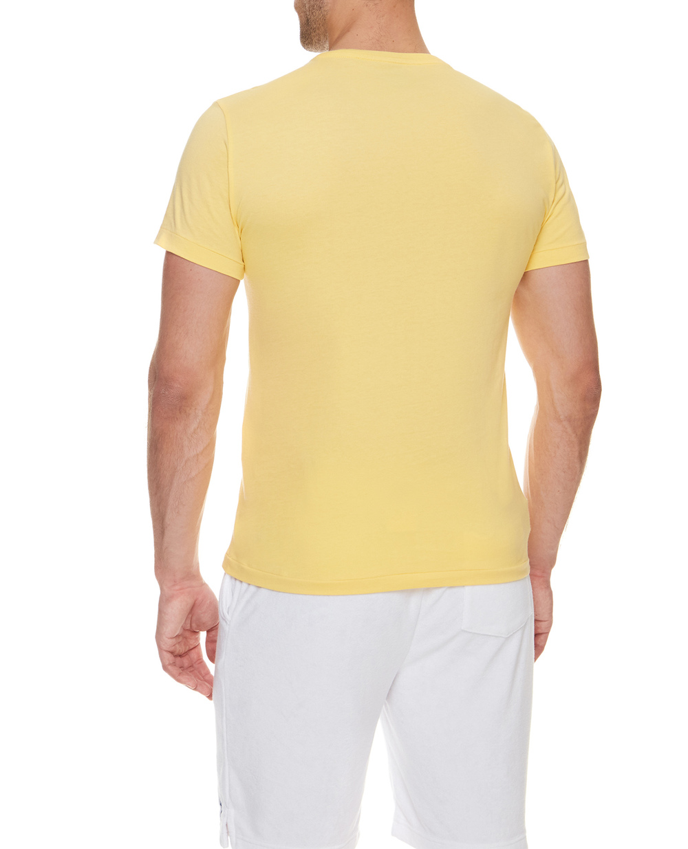 Футболка Polo Ralph Lauren 710671438147, желтый цвет • Купить в интернет-магазине Kameron