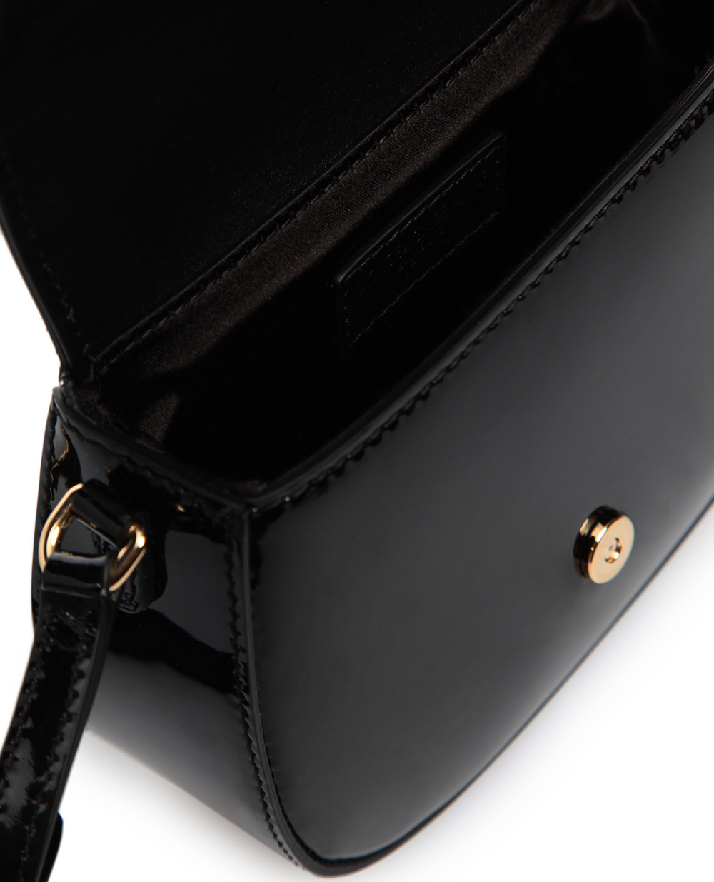 Шкіряна сумка Dolce&Gabbana EB0212-A1471-, чорний колір • Купити в інтернет-магазині Kameron