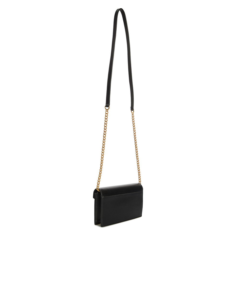 Шкіряна сумка Polo ID Chain Wallet Polo Ralph Lauren 427886738001, чорний колір • Купити в інтернет-магазині Kameron