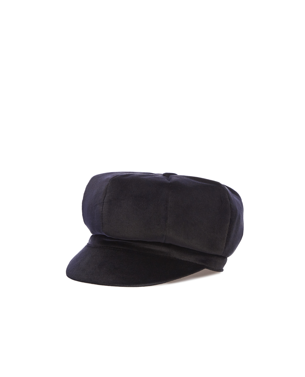 Бархатное кепи Dolce&Gabbana FH505A-FUWB3, черный цвет • Купить в интернет-магазине Kameron