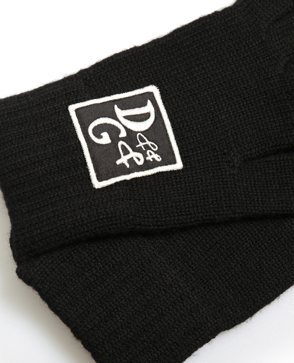 Вовняні рукавички Dolce&Gabbana LBKA66-JAVYI, чорний колір • Купити в інтернет-магазині Kameron