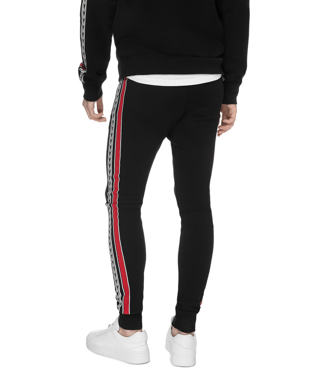 Спортивные брюки Balmain TH15554I250, черный цвет • Купить в интернет-магазине Kameron