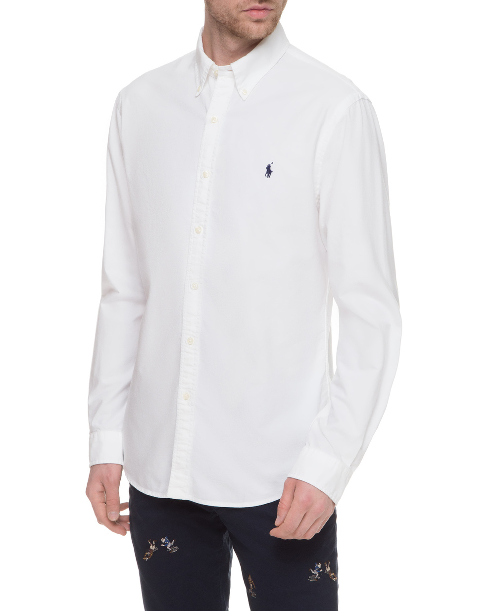 Рубашка Polo Ralph Lauren 710736557002, белый цвет • Купить в интернет-магазине Kameron