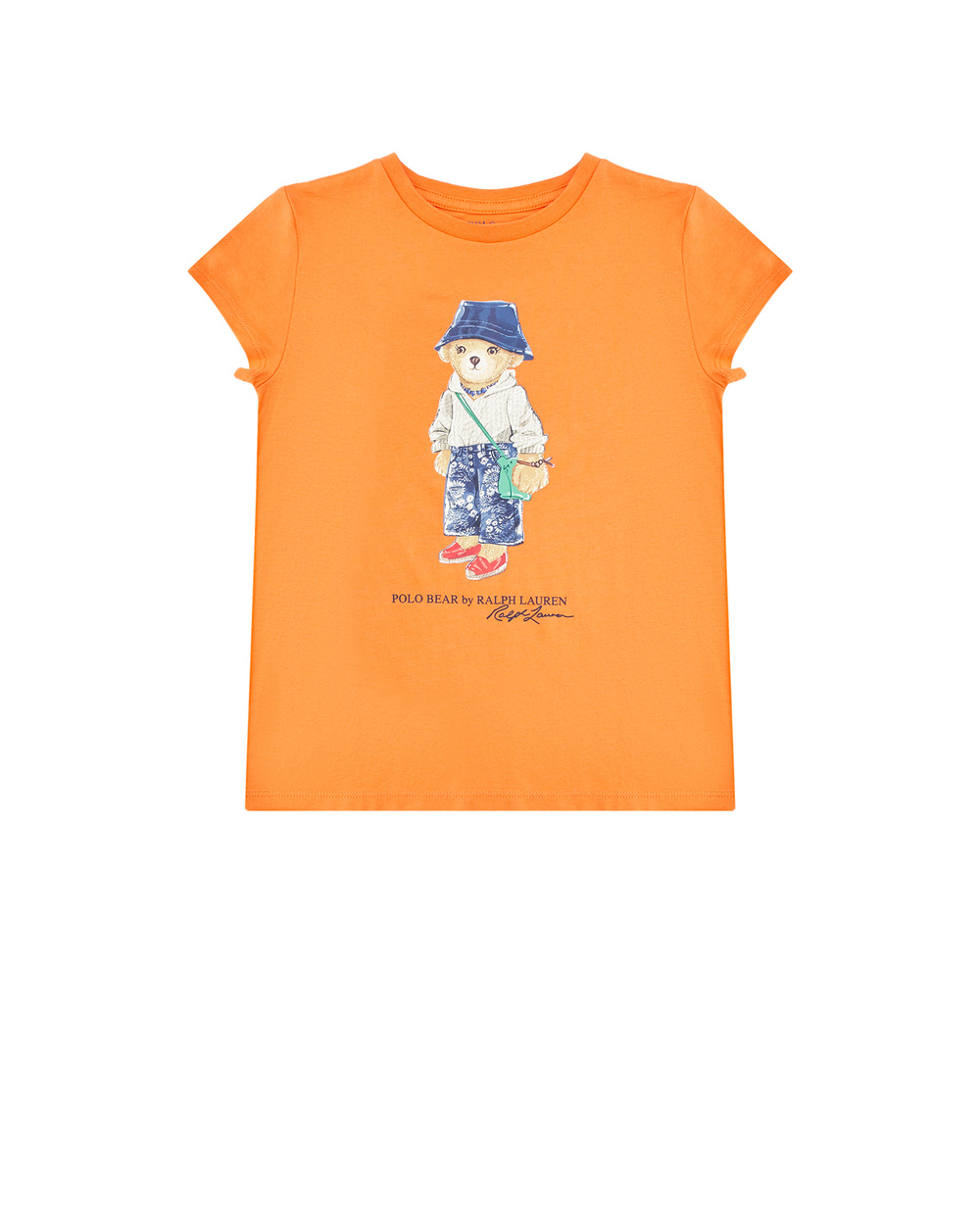 Детская футболка Polo Bear Polo Ralph Lauren Kids 313909700002, оранжевый цвет • Купить в интернет-магазине Kameron