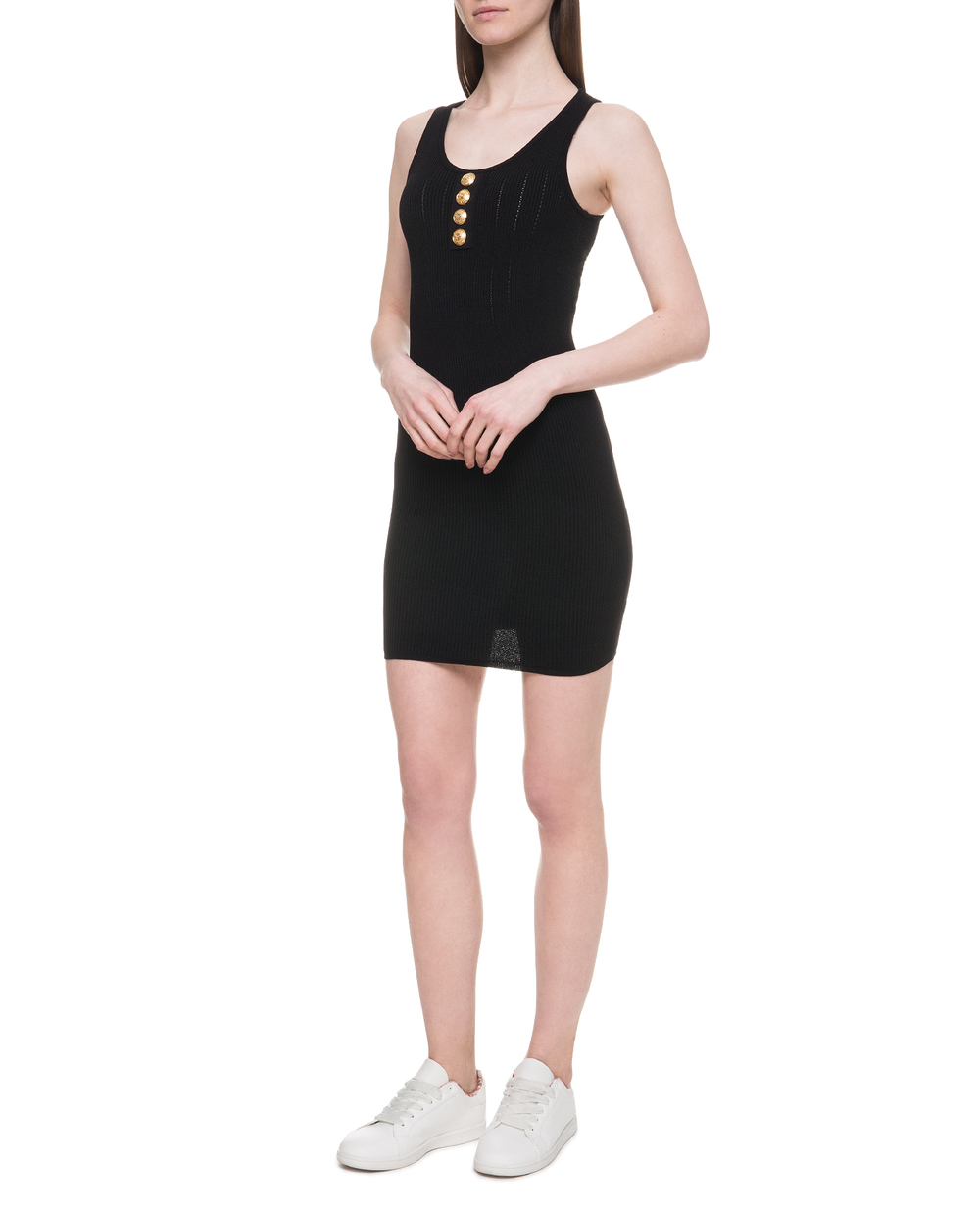 Платье Balmain RF16648K288, черный цвет • Купить в интернет-магазине Kameron