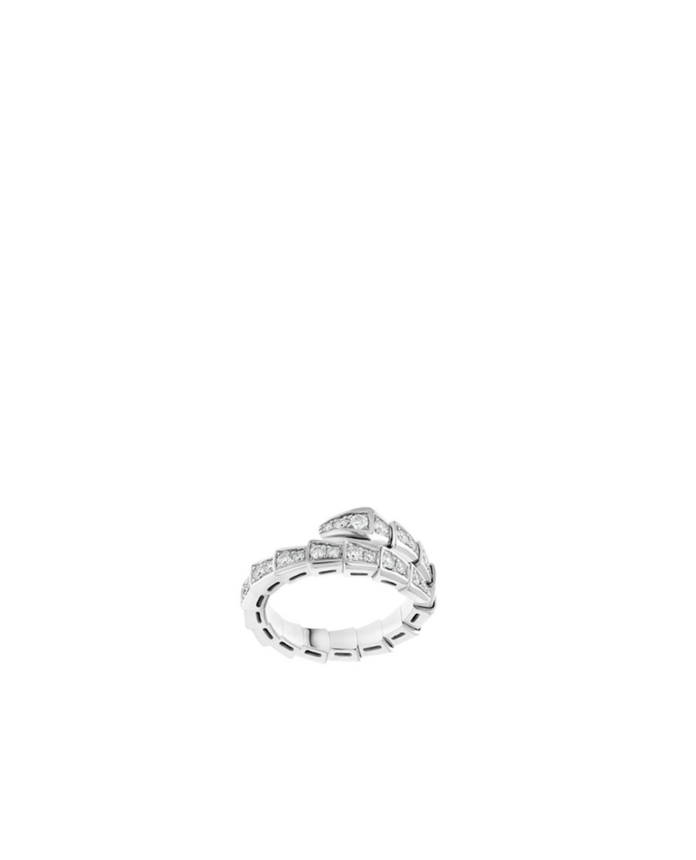 Кольцо Serpenti Viper Bulgari 354707, серебряный цвет • Купить в интернет-магазине Kameron