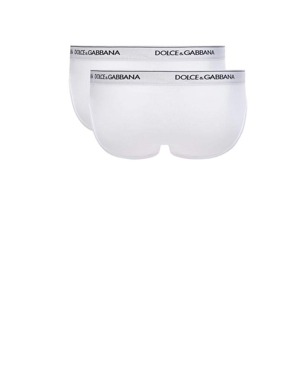 Брифы (2 шт.) Dolce&Gabbana M9C03J-ONN95, белый цвет • Купить в интернет-магазине Kameron