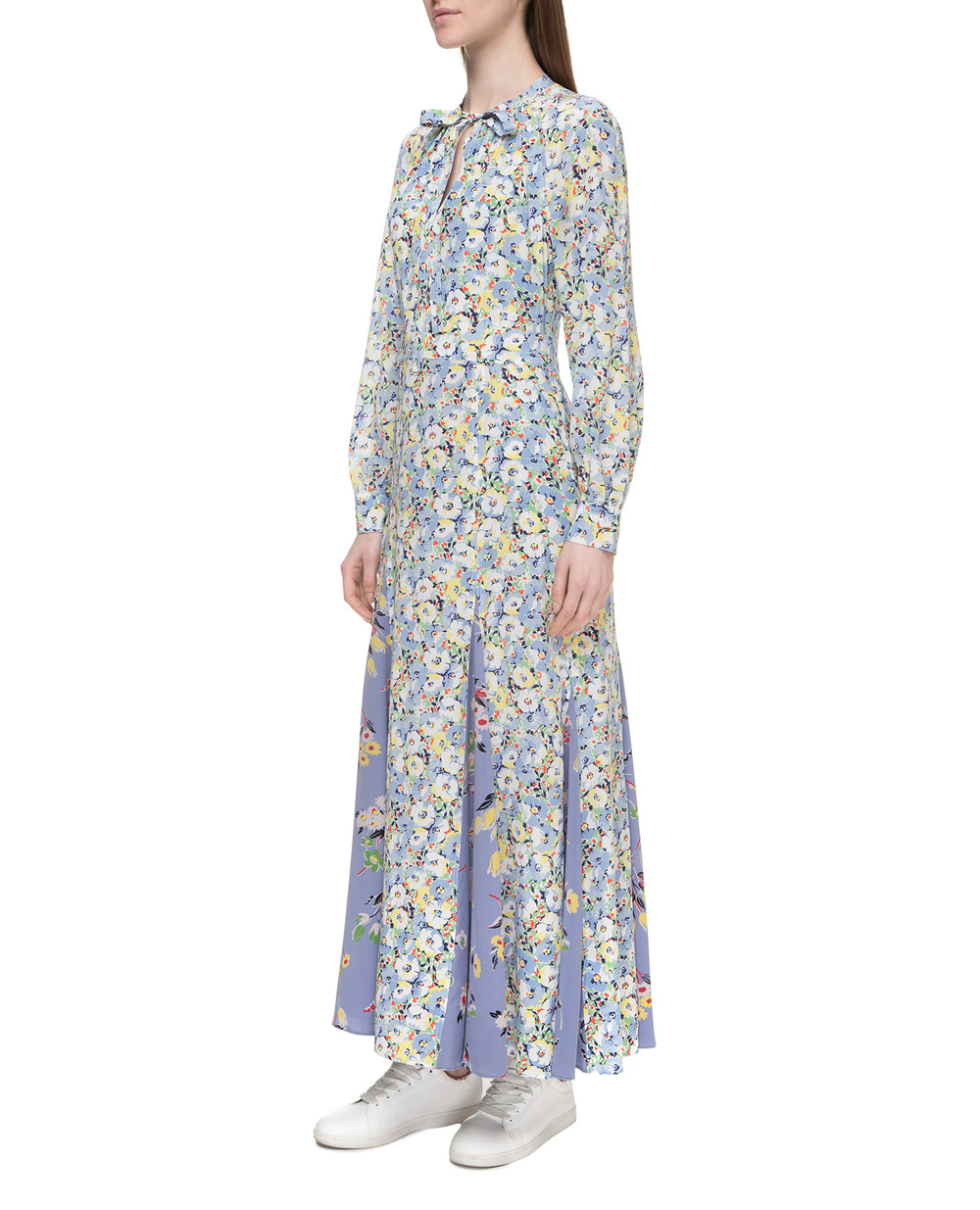 Шовкова сукня Polo Ralph Lauren 211770017001, різнокольоровий колір • Купити в інтернет-магазині Kameron