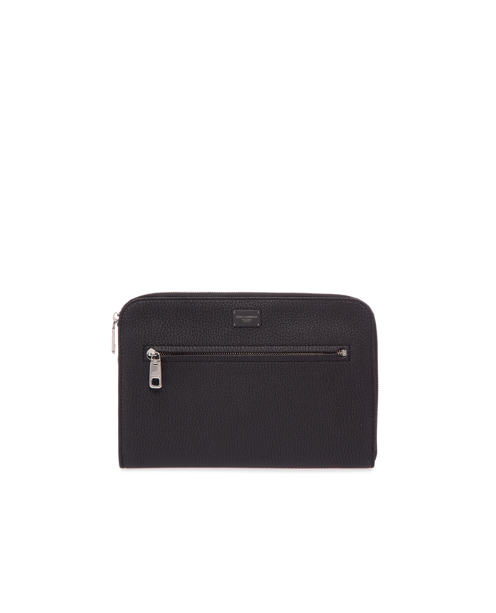 Шкіряна борсетта Dolce&Gabbana BM1729-AZ319, чорний колір • Купити в інтернет-магазині Kameron