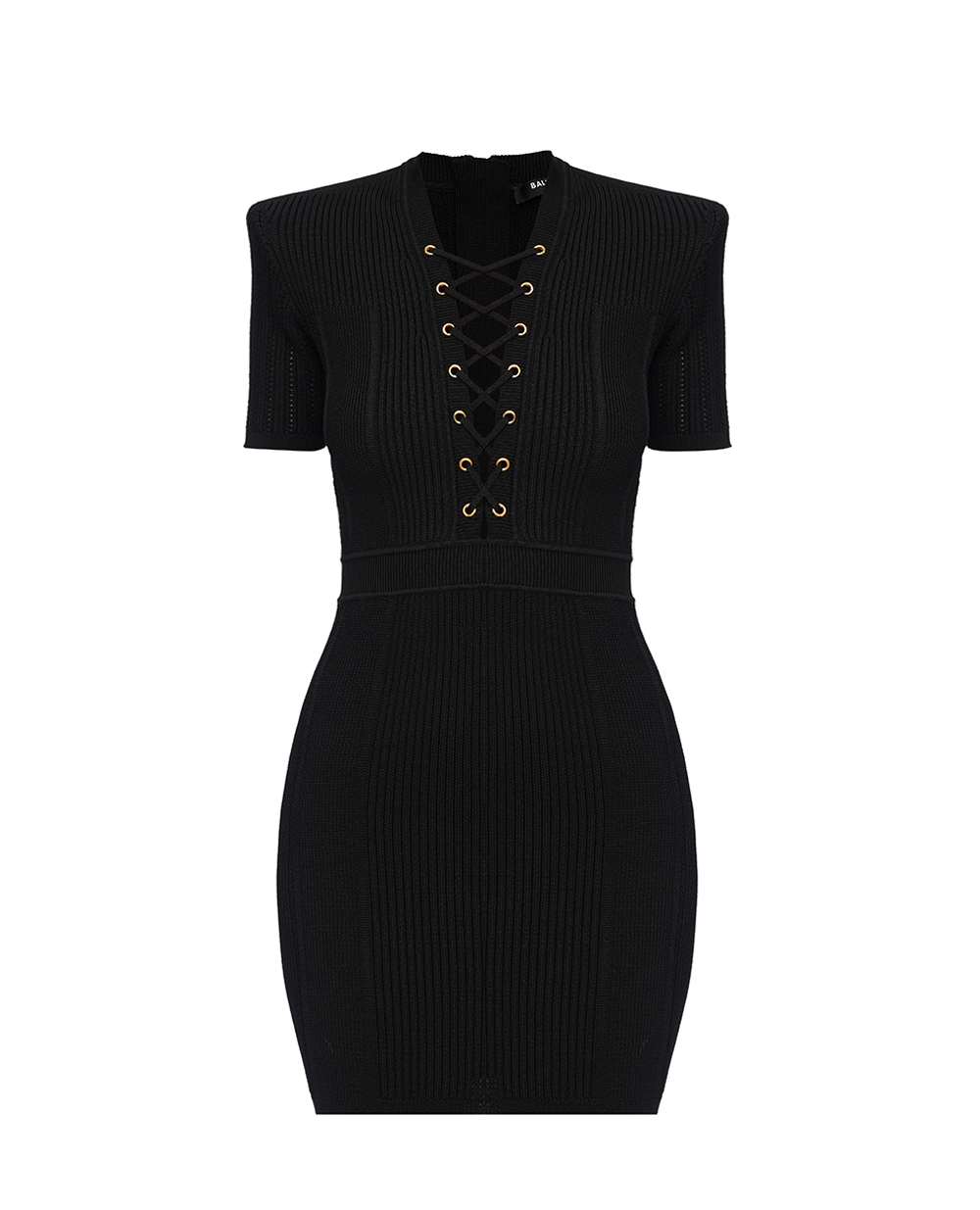 Платье Balmain CF1R6031KF24, черный цвет • Купить в интернет-магазине Kameron