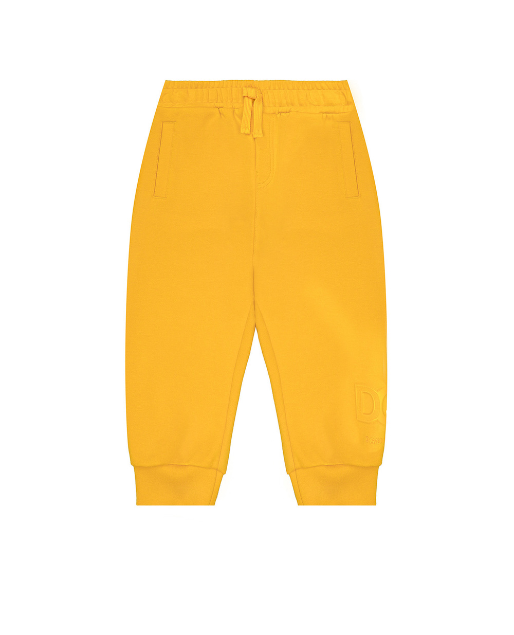 Дитячі спортивні штани Dolce&Gabbana Kids L4JPCX-G7AK4-S, жовтий колір • Купити в інтернет-магазині Kameron