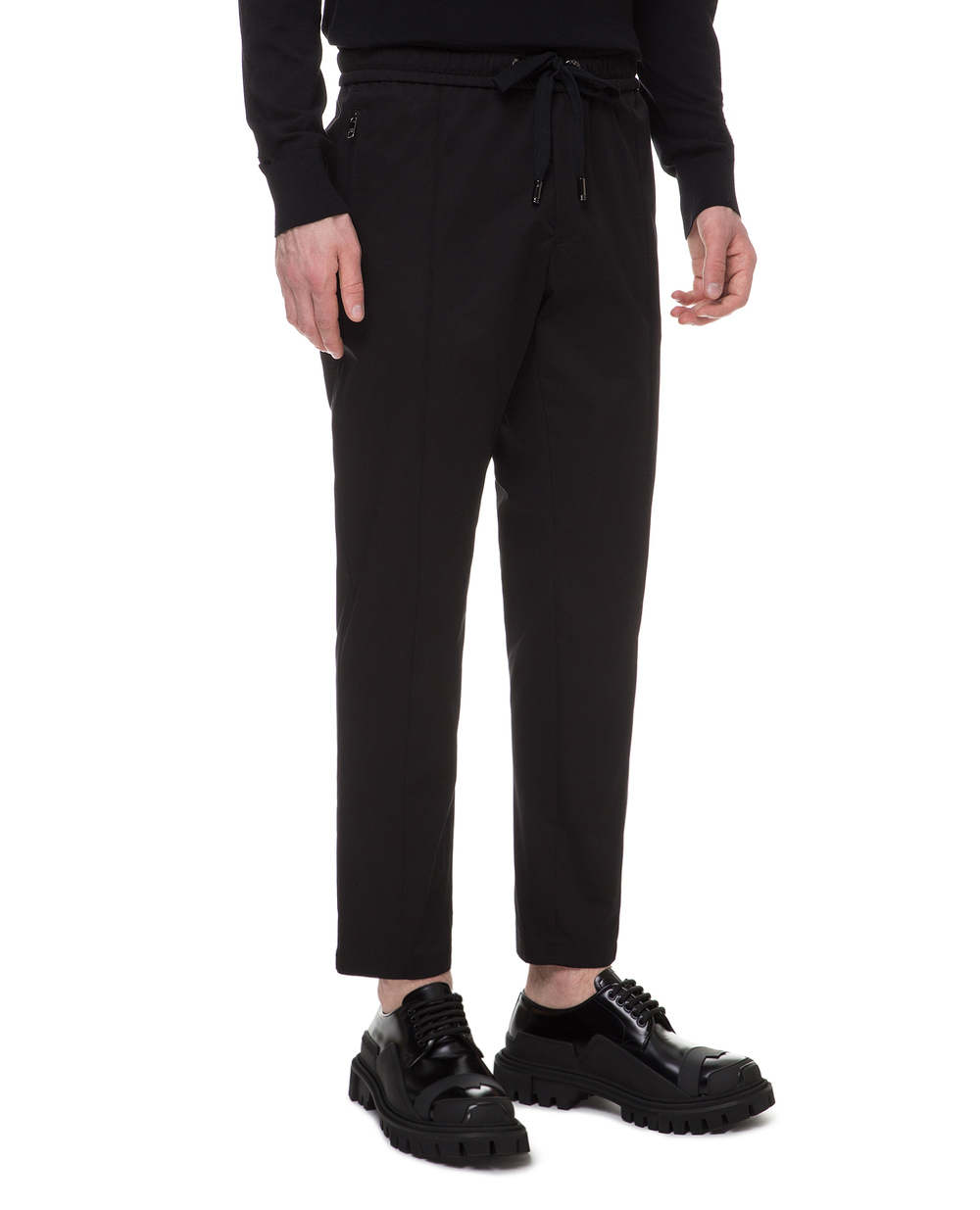 Штани Dolce&Gabbana GYACET-FUFIS, чорний колір • Купити в інтернет-магазині Kameron