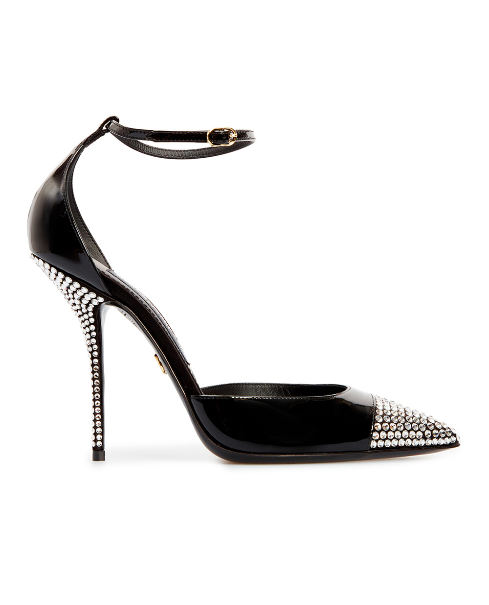 Шкіряні туфлі Dolce&Gabbana CD1670-AQ580, чорний колір • Купити в інтернет-магазині Kameron