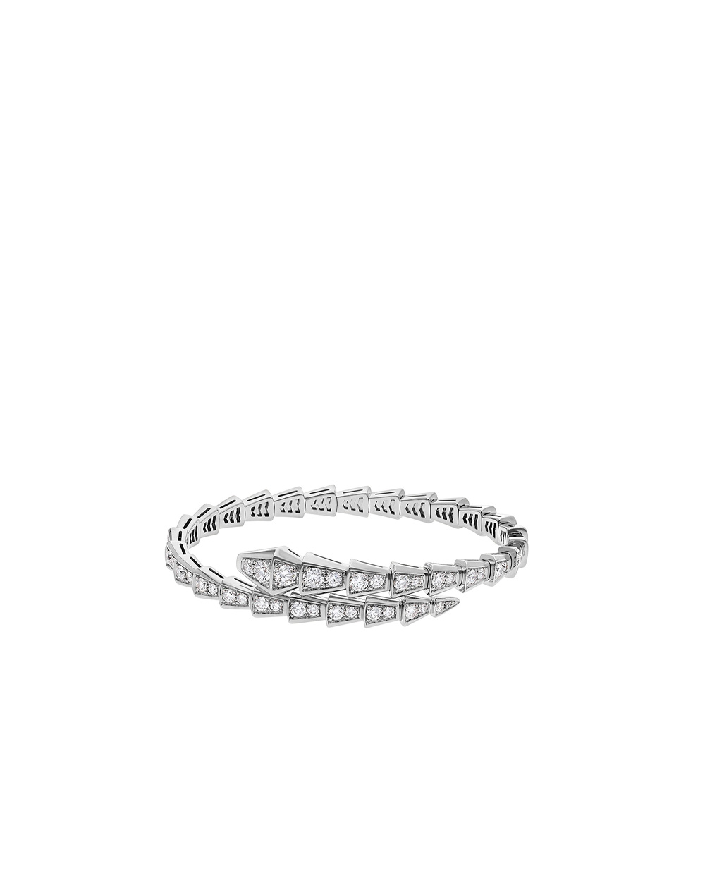Браслет Serpenti Viper Bulgari 351846, срібний колір • Купити в інтернет-магазині Kameron