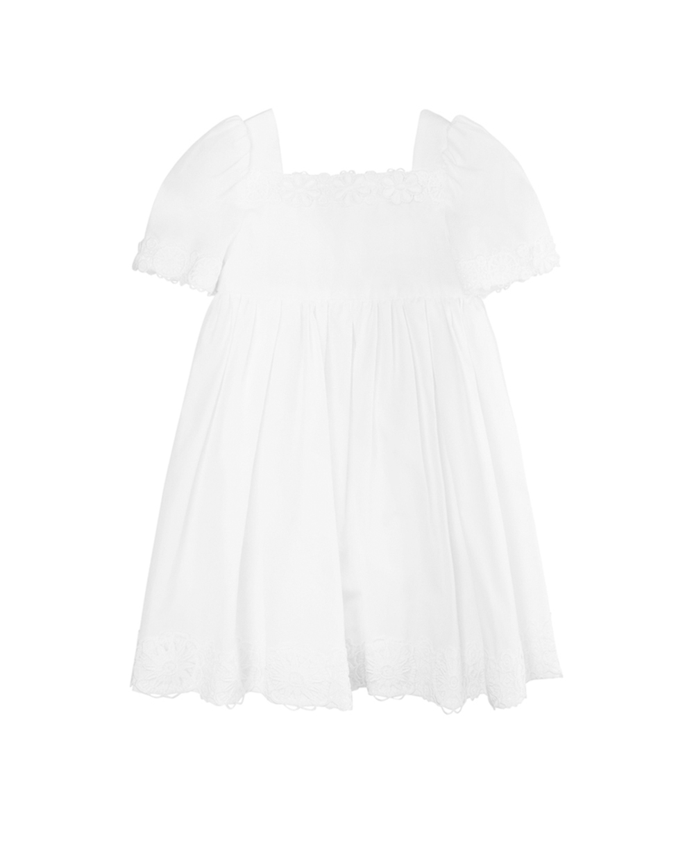 Сукня Dolce&Gabbana Kids L21DI5-FU5GK, білий колір • Купити в інтернет-магазині Kameron