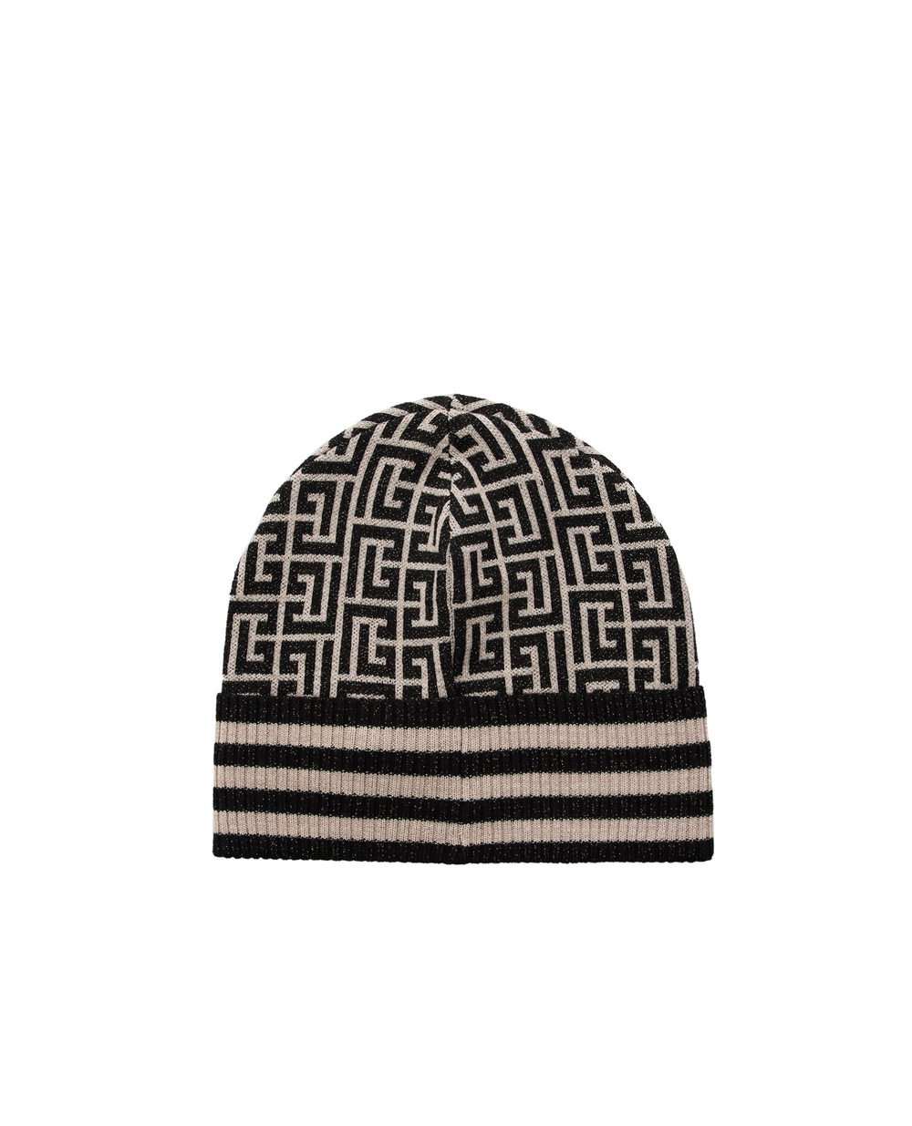 Шерстяная шапка Balmain BF1XC015KD33, черный цвет • Купить в интернет-магазине Kameron