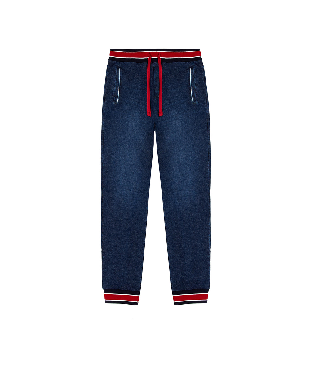 Спортивні брюки Dolce&Gabbana Kids L4JPT0-G7XCO-S, синій колір • Купити в інтернет-магазині Kameron