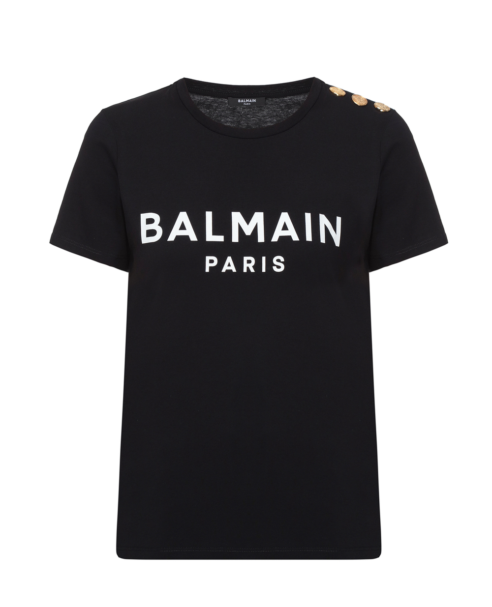 Футболка Balmain VF11350B001, чорний колір • Купити в інтернет-магазині Kameron