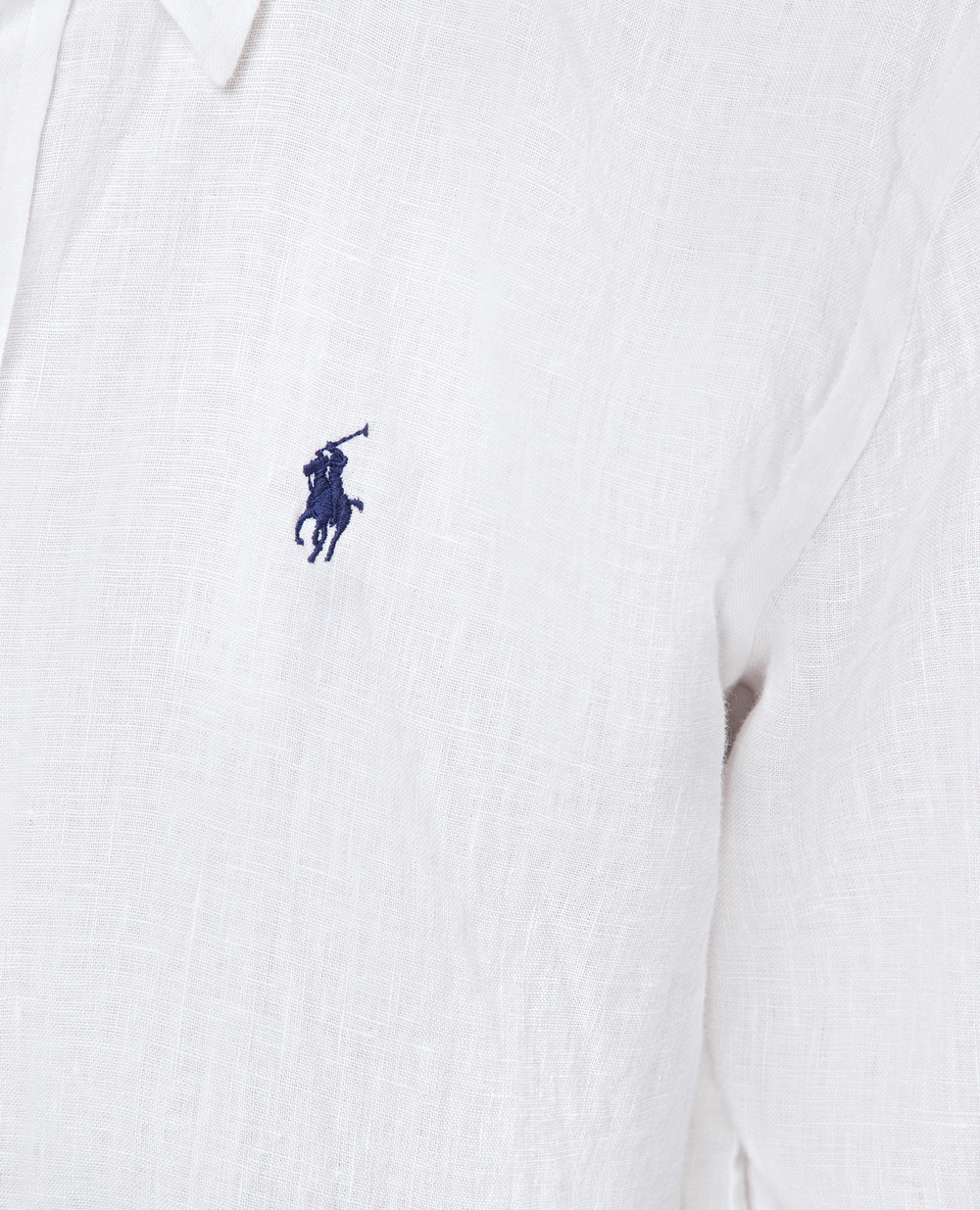 Льняная рубашка Polo Ralph Lauren 211920516006, белый цвет • Купить в интернет-магазине Kameron