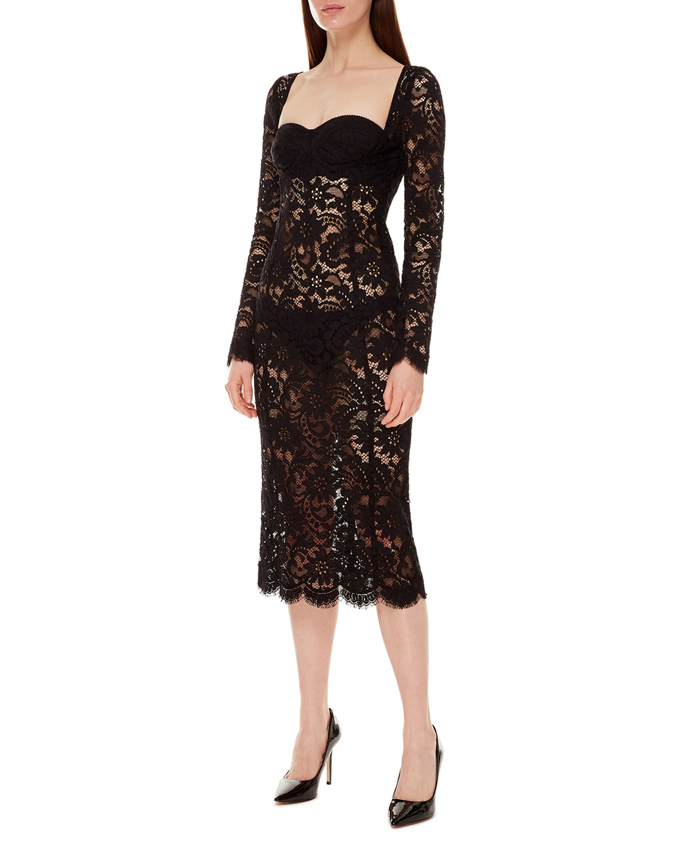 Сукня Dolce&Gabbana F6ZB4T-FLM96, чорний колір • Купити в інтернет-магазині Kameron