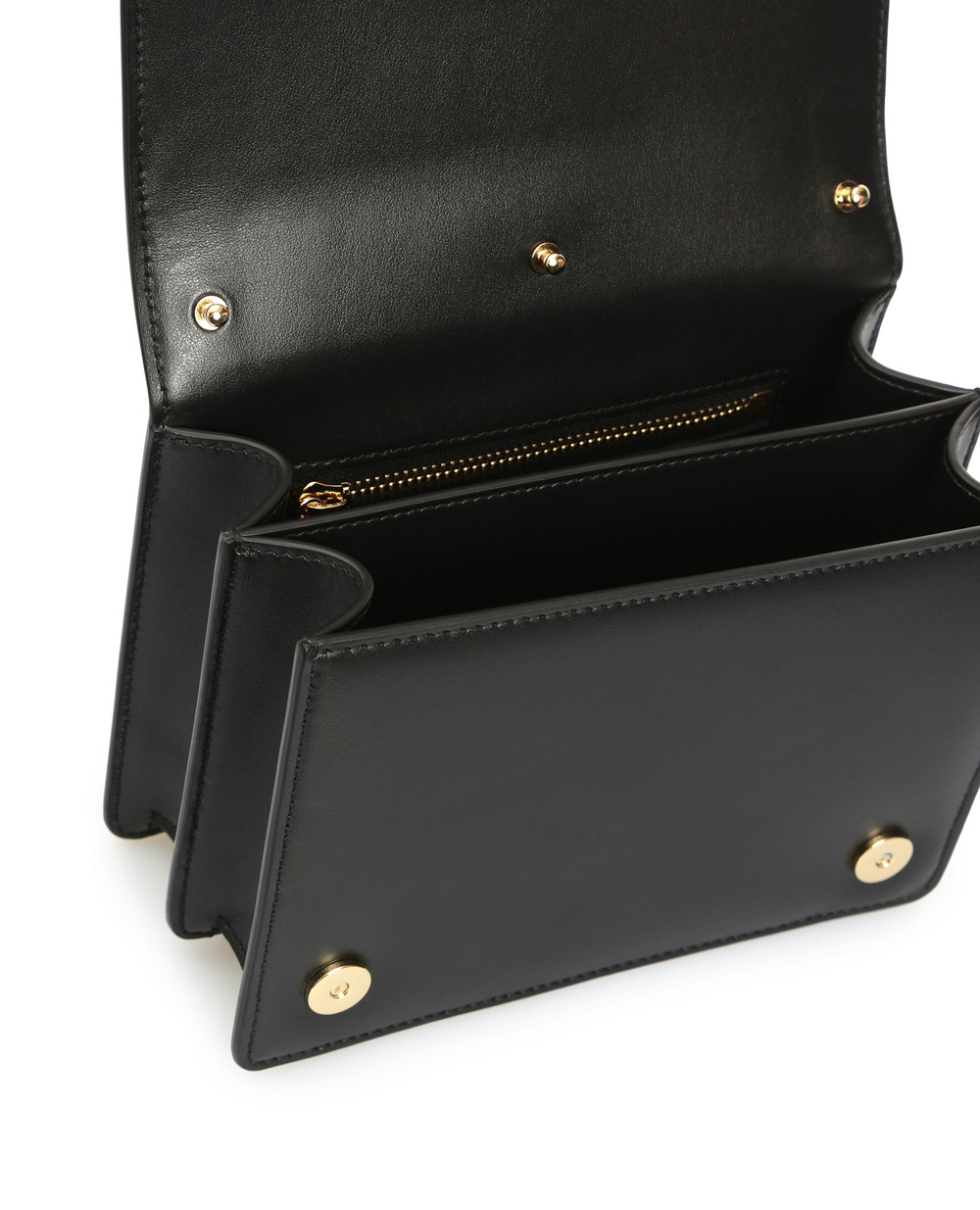 Кожаная сумка Millennials Dolce&Gabbana BB7078-AW576, черный цвет • Купить в интернет-магазине Kameron