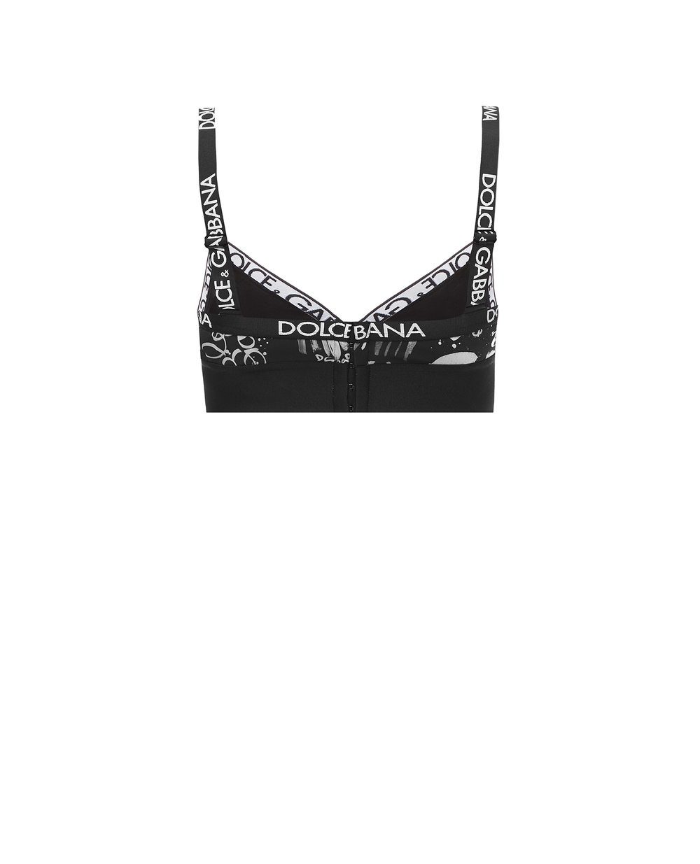 Бюстгальтер Dolce&Gabbana O1C33T-FSGXK, чорний колір • Купити в інтернет-магазині Kameron