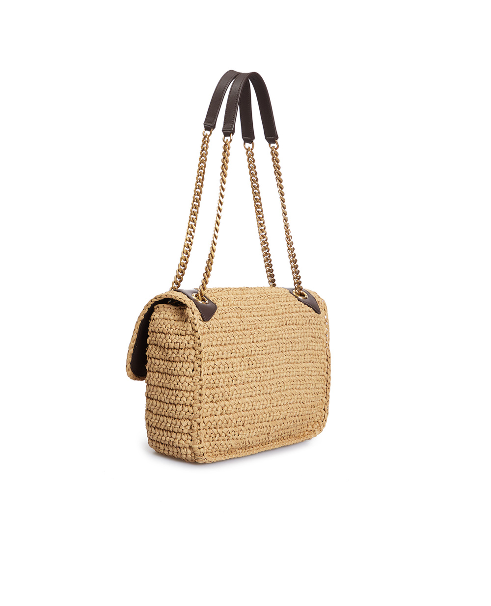 Плетеная сумка Niki Medium Saint Laurent 633187-GG66W, бежевый цвет • Купить в интернет-магазине Kameron