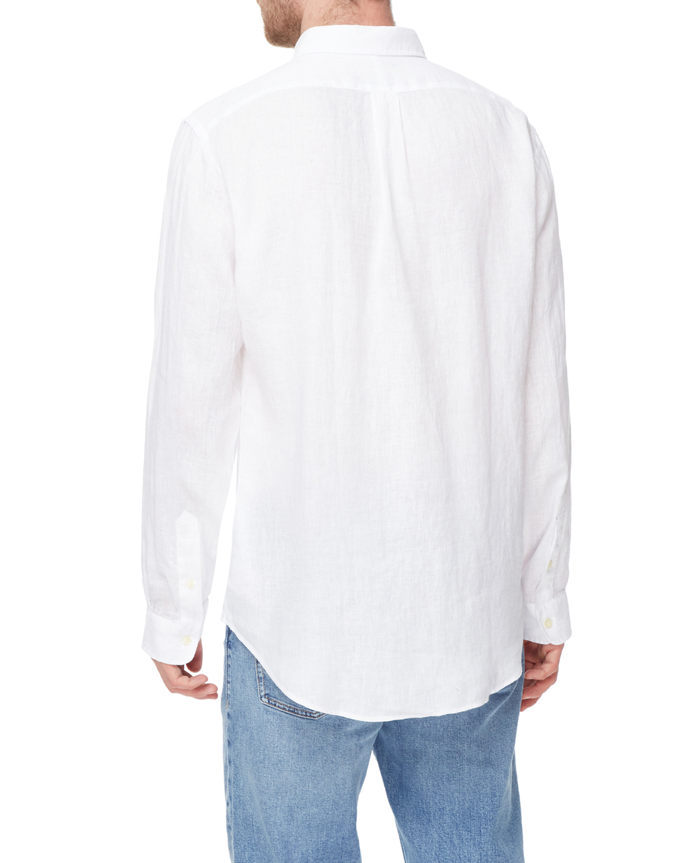 Льняна сорочка Polo Ralph Lauren 710794141005, білий колір • Купити в інтернет-магазині Kameron
