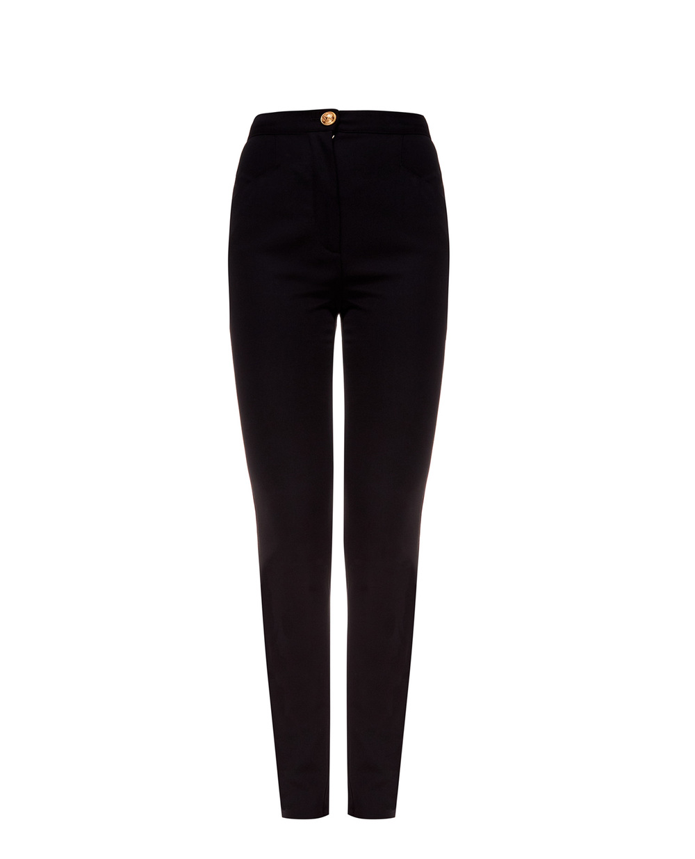 Шерстяные брюки Balmain XF1PD010WB01, черный цвет • Купить в интернет-магазине Kameron