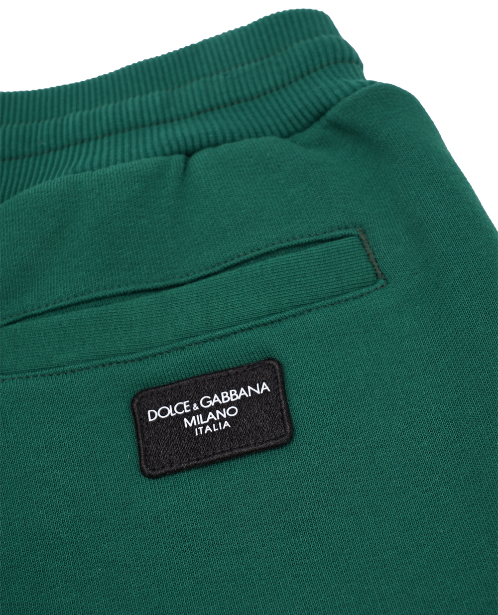 Детские спортивные брюки (костюм) Dolce&Gabbana Kids L4JPT0-G7M4R-B, зеленый цвет • Купить в интернет-магазине Kameron