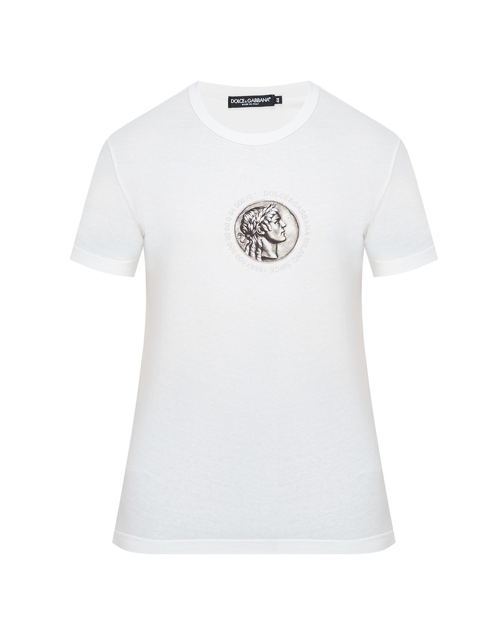 Футболка Dolce&Gabbana G8PE3T-G7J6H, белый цвет • Купить в интернет-магазине Kameron