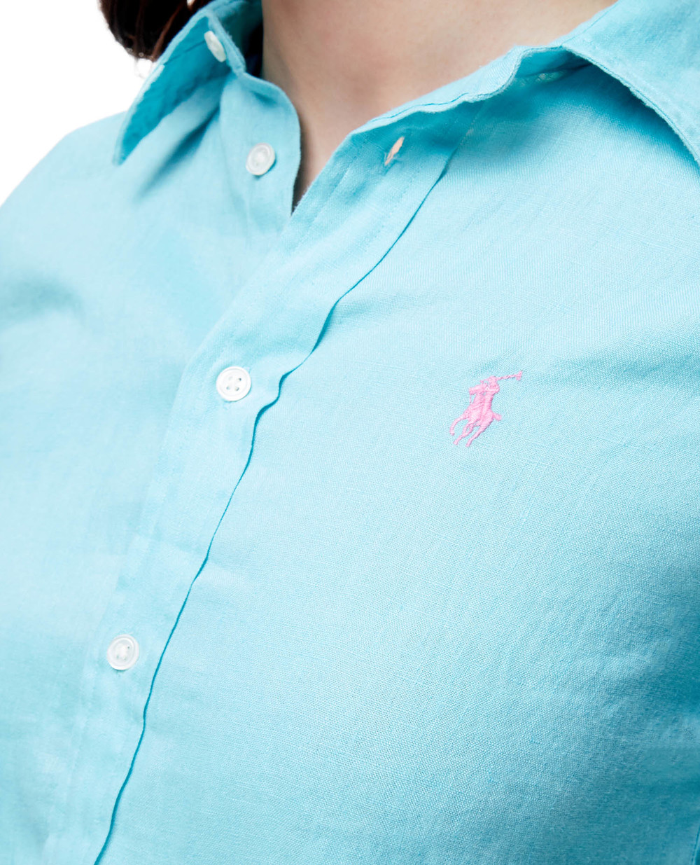 Лляна сорочка Polo Ralph Lauren 211827658011, блакитний колір • Купити в інтернет-магазині Kameron