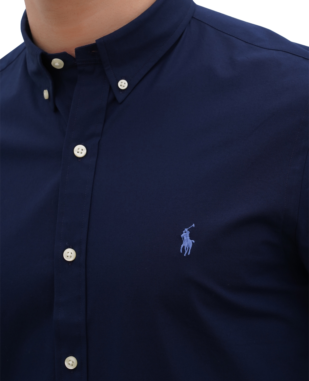 Рубашка Polo Ralph Lauren 710928254001, темно-синий цвет • Купить в интернет-магазине Kameron