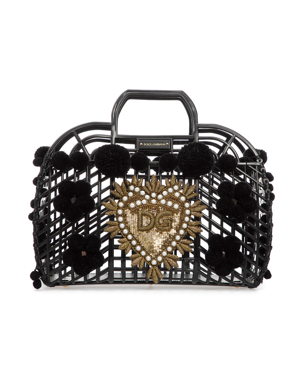 Сумка-шоппер Kendra Dolce&Gabbana BB6702-AK684, черный цвет • Купить в интернет-магазине Kameron