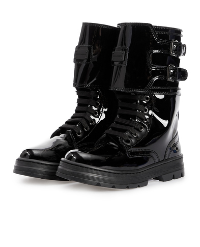 Dolce&Gabbana Детские кожаные ботинки - Артикул: D11014-AO554-L
