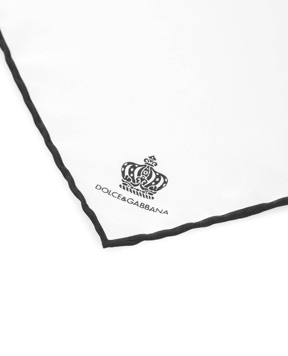 Шелковый платок Dolce&Gabbana GR412E-G0UAS, белый цвет • Купить в интернет-магазине Kameron